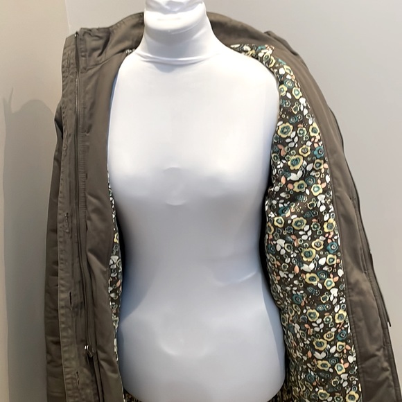 Gap Coat Lined Pockets Zip Up Button Up Size XS - Picture 12 of 14